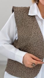 جلیقه + شومیز + شلوار مدل آنا کد 09276 A-4 - Image 3