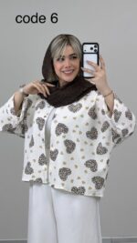 شومیز طرح قلب کد 09246 A-18