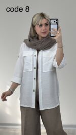 شومیز مدل نهال کد 09280 A_15 - Image 10