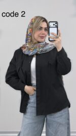 مانتو کتان مدل یلدا کد 09293 A-9 - Image 7