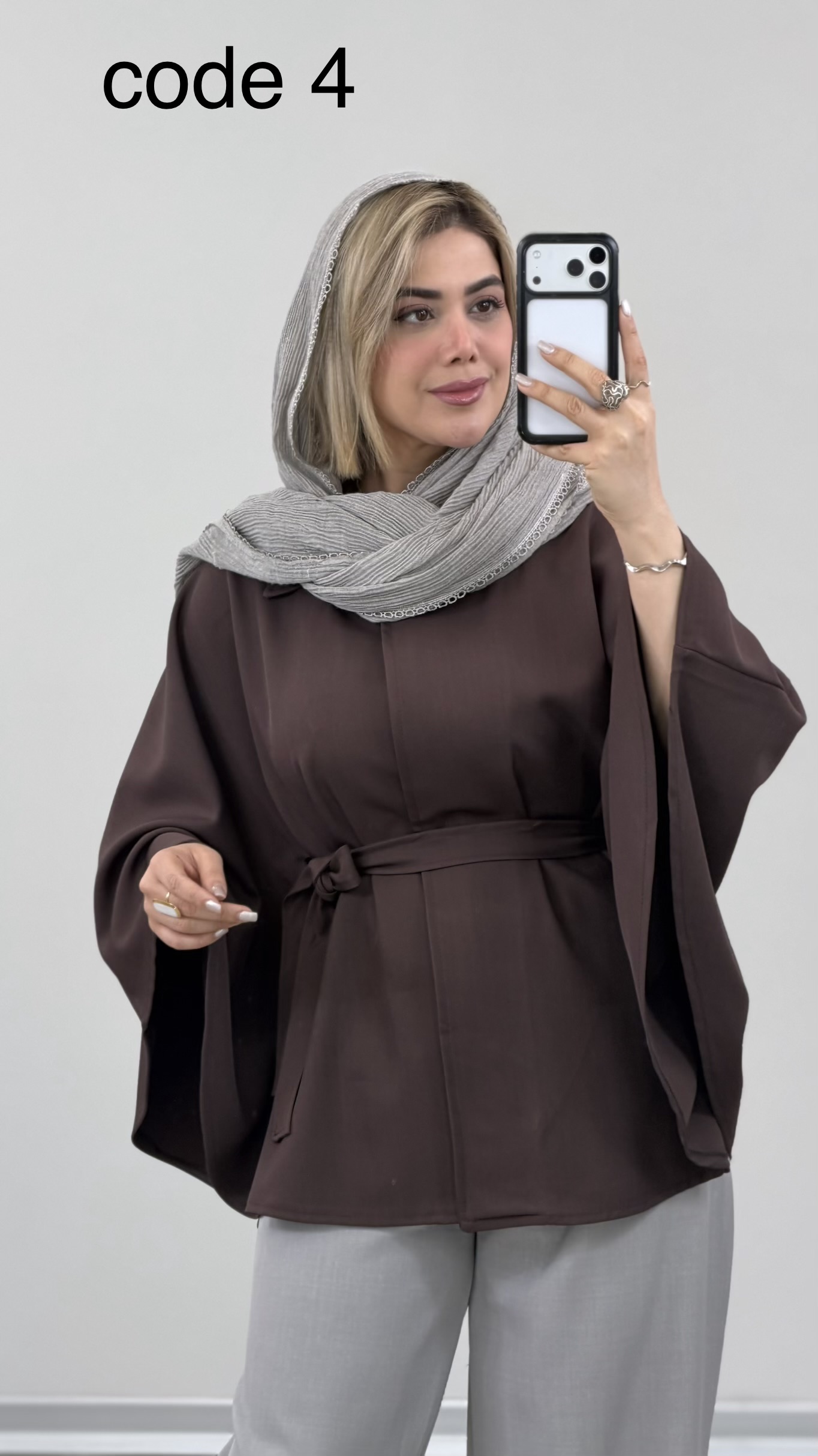 IMG_0025 شنل هرمس کد 09302 B-16 - Image 1