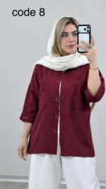 شومیز مدل صدف کد 09297 A-2 - Image 4