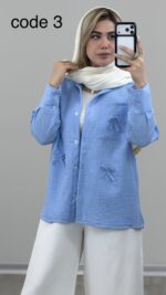 شومیز مدل پاپیون کد 09314 A-5 - Image 3