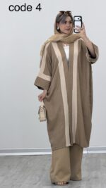 مانتو بلند کیمونو کد 09292 A-6 - Image 6