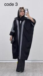 مانتو بلند کیمونو کد 09292 A-6 - Image 3