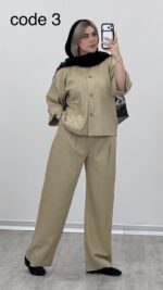کت و شلوار لینن کد 09321 B-15 - Image 4