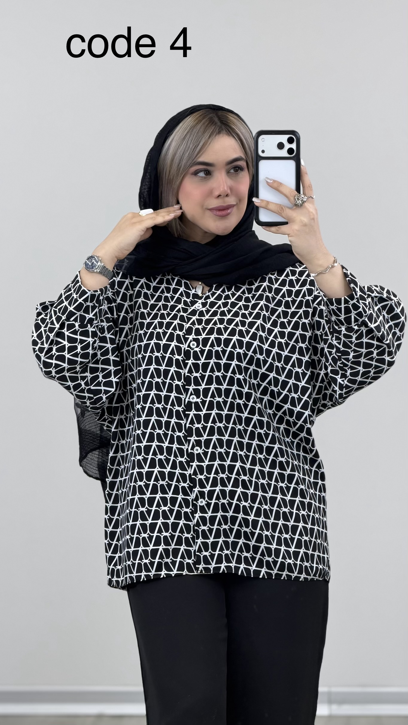 IMG_0220 شومیز مدل نغمه کد 09322 A-8 - Image 1