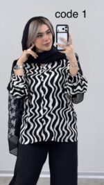 شومیز مدل نغمه کد 09322 A-8 - Image 5