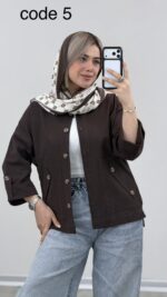 مانتو کتان مدل دریا کد 09298 A-20 - Image 2