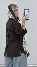مانتو کتان مدل دریا کد 09298 A-20 - Image 3