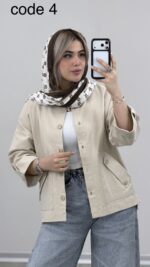 مانتو کتان مدل دریا کد 09298 A-20 - Image 4