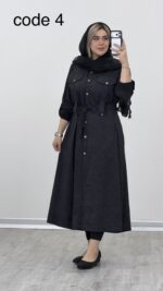 مانتو بلند مدل بهناز کد 09305 A-16 - Image 5