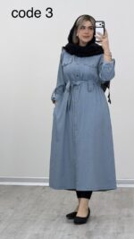 مانتو بلند مدل بهناز کد 09305 A-16 - Image 3