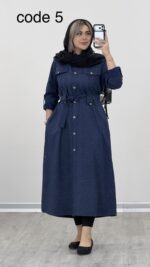 مانتو بلند مدل بهناز کد 09305 A-16 - Image 2