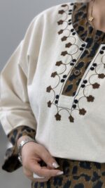 شومیز و دامن مدل نیلسا کد 09328 B-16 - Image 2