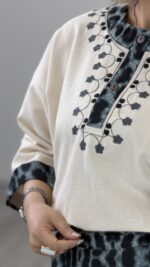 شومیز و دامن مدل نیلسا کد 09328 B-16 - Image 4