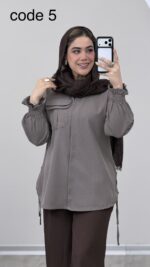 مانتو آستین کش کد 09336 A-22