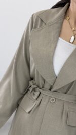 کت کمربند دار مدل آهو کد 09334 A-12 - Image 2