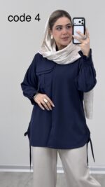 مانتو آستین کش کد 09336 A-22 - Image 3