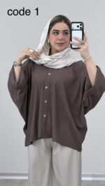 شومیز مدل گلارین کد 09332 A-8