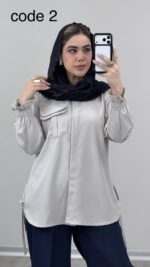 مانتو آستین کش کد 09336 A-22 - Image 2