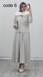 کت و دامن مدل ندا کد 09345 - Image 2