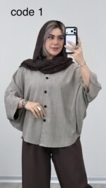 شومیز کیمونو کد 09340 A-11