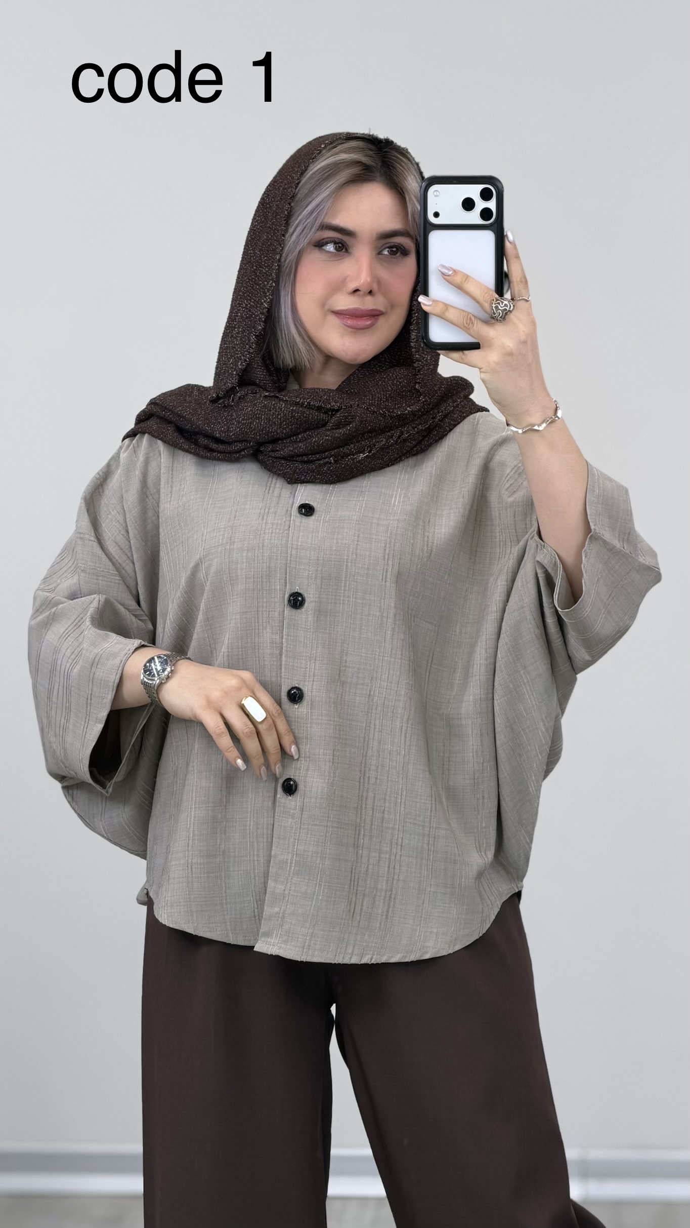 IMG_0759 شومیز کیمونو کد 09340 A-11 - Image 1