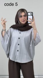 شومیز کیمونو کد 09340 A-11 - Image 5