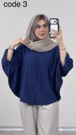 شومیز کیمونو کد 09340 A-11 - Image 3