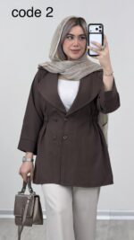 مانتو کمرکش مدل لیانا کد 09360