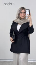 مانتو کمرکش مدل لیانا کد 09360 - Image 6