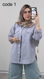 مانتو کتان مدل سوسن کد 09348 A_16 - Image 4