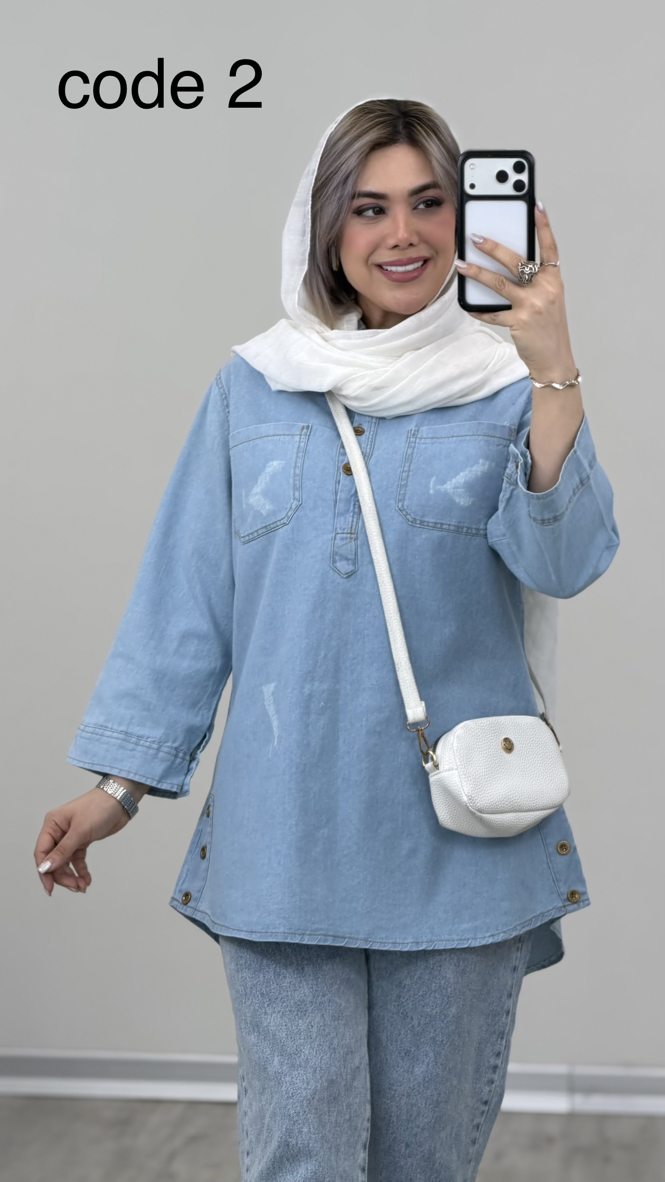 IMG_0786 تونیک جین مدل ملورین کد 09357 A_16 - Image 1