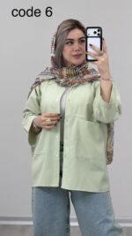 شومیز دوجیب مدل تارا کد 09342 A-18 - Image 2
