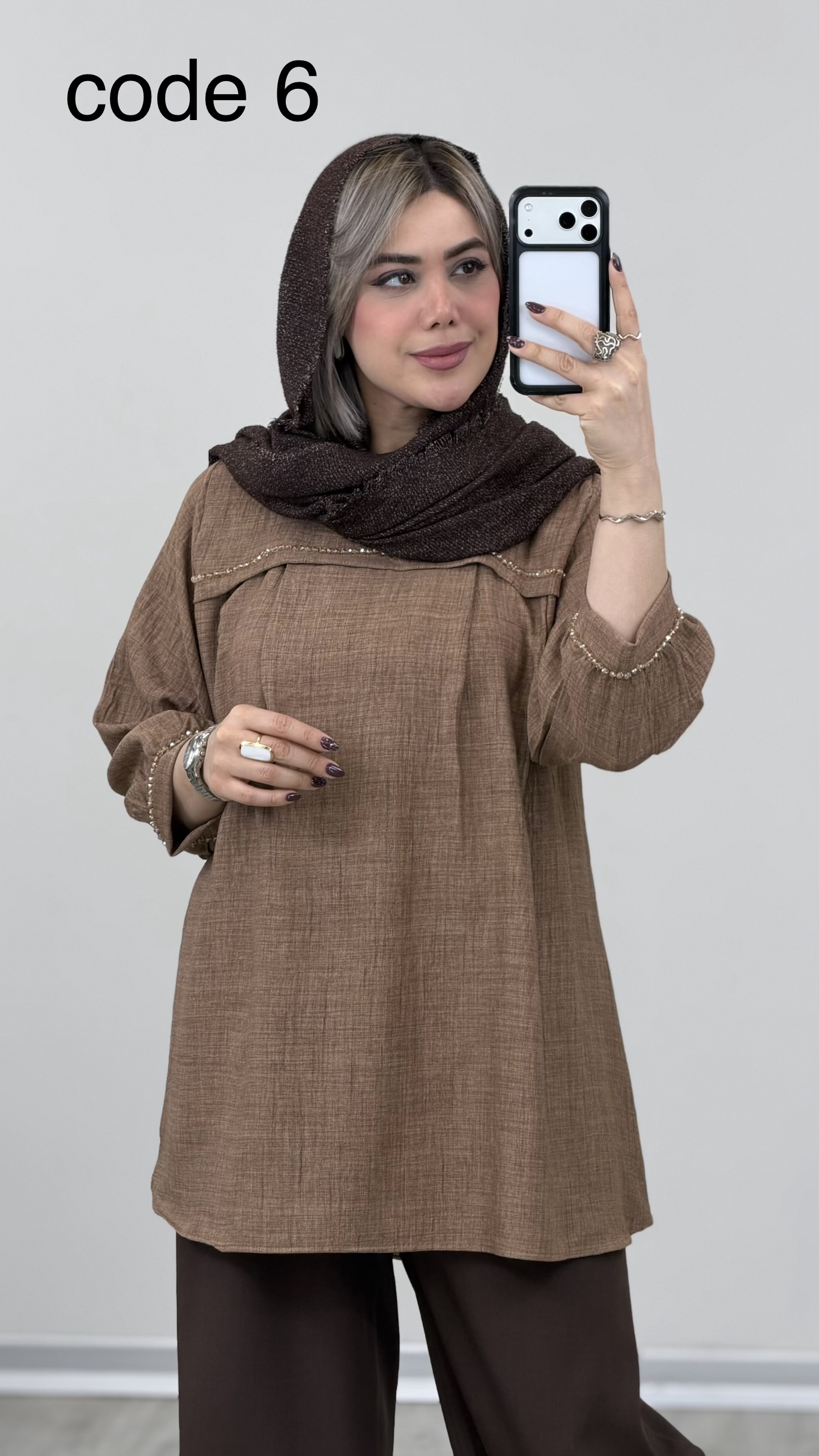 IMG_0863 تونیک مدل آیناز کد 09361 A-1 - Image 1