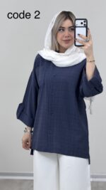 شومیز مدل فریال کد 09372 A-17 - Image 8