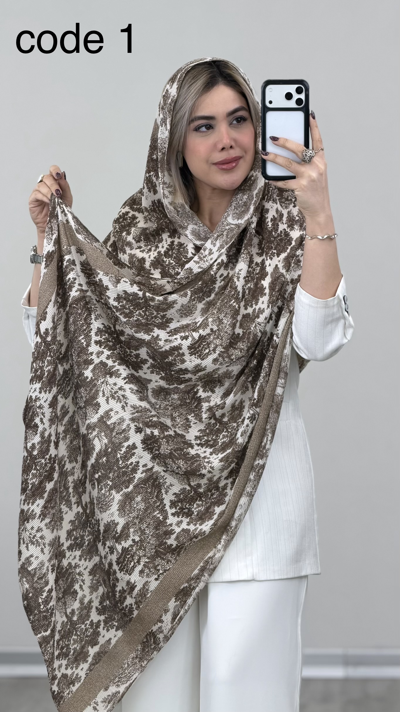 IMG_1127 شال کد 0390 - Image 1
