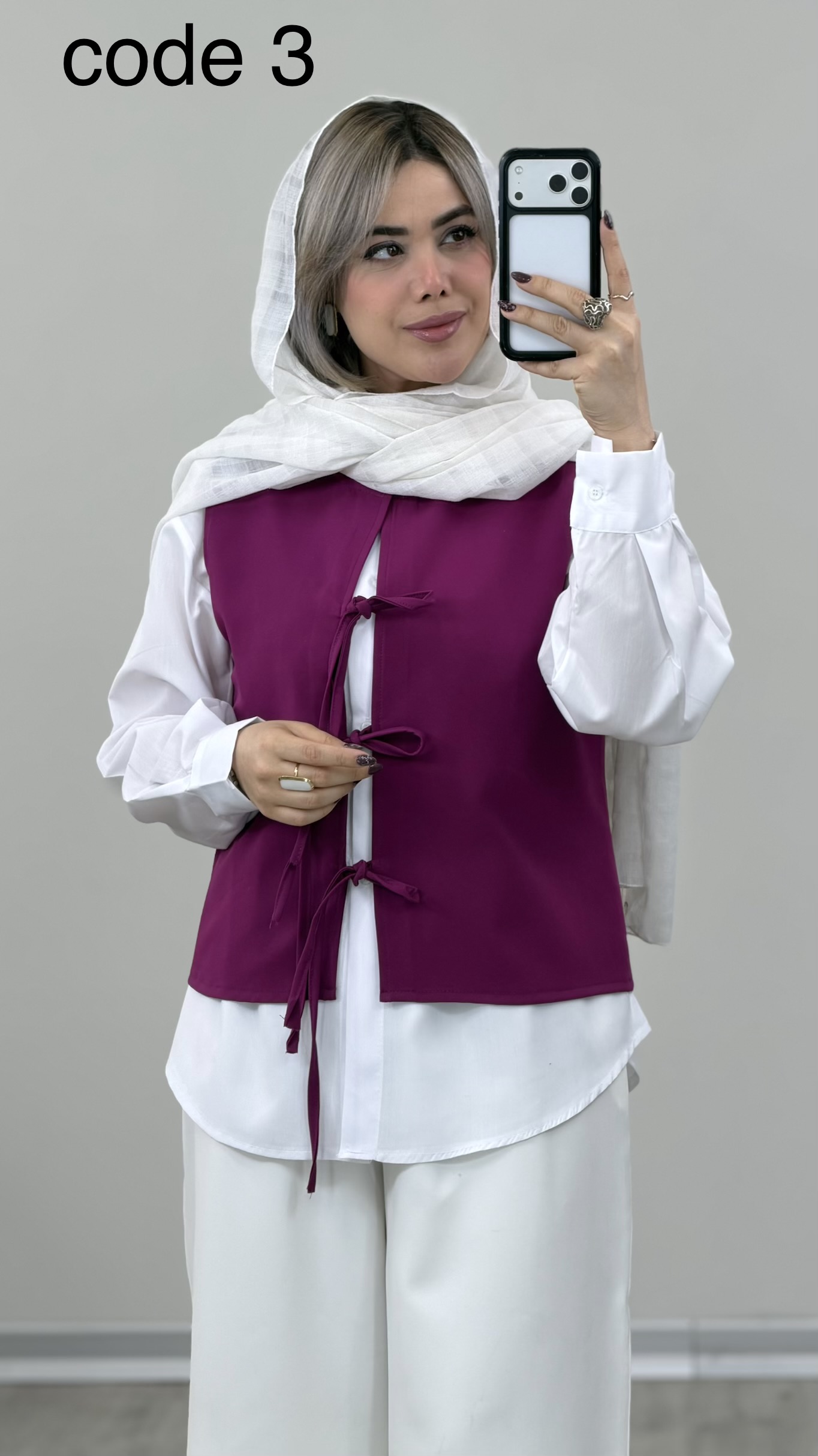 IMG_1550 وست + شومیز مدل مهرو کد 09392 B-2 - Image 1