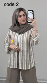 شومیز مدل آیرین کد 09399 B-13 - Image 4