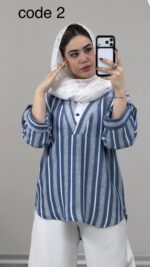 شومیز مدل چکامه کد 09400 B-10 - Image 3
