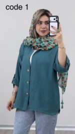 شومیز مدل رویا کد 09403 B-15 - Image 9