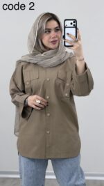 مانتو لینن مدل روشنا کد 09409 B-8 - Image 5