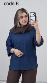 شومیز مدل سیما کد 09411 B-9 - Image 13