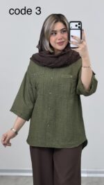 شومیز مدل سیما کد 09411 B-9 - Image 12