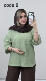شومیز مدل سیما کد 09411 B-9 - Image 9