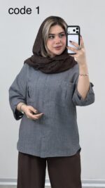 شومیز مدل سیما کد 09411 B-9 - Image 5