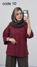 شومیز مدل سیما کد 09411 B-9