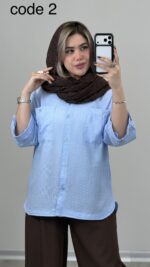شومیز مدل سیما کد 09411 B-9 - Image 6