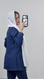 مانتو جین مدل سنا کد 09412 B-5 - Image 3